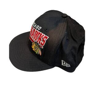 Chicago Blackhawks Hockey Hat Adjustable Hat Cap Black (see description)